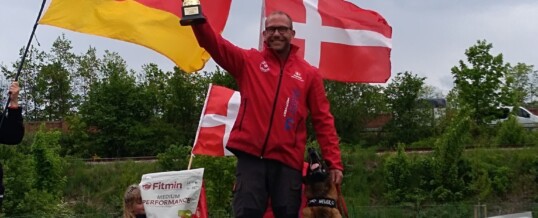 Michael Eifer og Daneskjold Echo vandt Lydighed Klasse 1 ved VM for Belgiske hyrdehunde