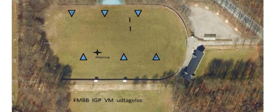 SBH IGP VM udtagelse, plan over banen