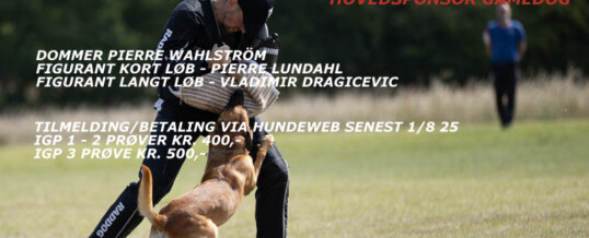 Invitation til 2. SBH IGP VM Udtagelse